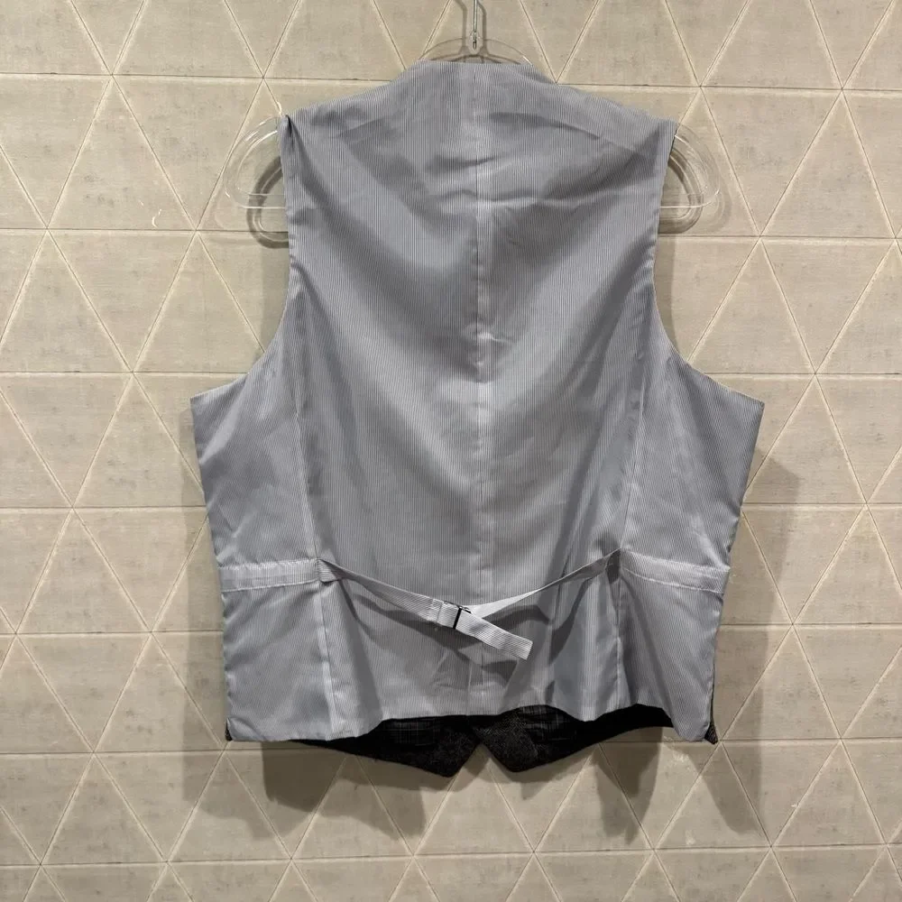Jos A Bank Vest Herringbone Wool 1X Big & Tall